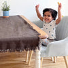 Set Of 2 Elegant Tub Velvet-Feel Dining Chairs w/ Wood Legs Metal Frame Grey