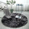 Circle Round Shaggy Fluffy Rugs Living room Bedroom Carpet Floor Fluffy Mat Soft