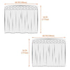 2 Panels Curtain Blackout Ring Top Drapes for Bedroom Beige Drapes Modern New