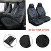2X UNIVERSAL FRONT SEAT COVER CAR VAN PROTECTORS MUDDY WATERPROOF HEAVY DUTY UK