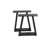 2 x Bench Set Legs Industrial Designer Metal Steel Bench/Coffee/Side Table Legs