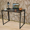 Folding Computer Desk Wooden Foldable Study Table Laptop PC Table Home Office