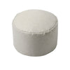 Linen BeanBag Pouffe Stool Chair Cylinder Seat Living Room Bedroom Footstool UK