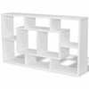 UKING Floating Wall Mounted Storage Display Cabinet Unit 8 Cube Shelves Rack