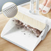 Household Sweeping Soft Broomed And Dustpan Set Folding Telescopic Storage