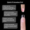 60ml Poly Builder Gel Set Quick UV LED Gel Nail Extension DIY Kits Polygel White