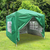2.5x2.5m Pop Up Gazebo Marquee Outdoor Garden Party Tent Canopy 4 Side Panels