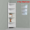 Bathroom Wall Storage Unit Shelf 3 Tier Corner Floating Shower Organizer Caddy