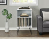 Concord Turntable Stand Cabinet Unit & Vinyl Storage White Walnut Oak