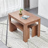 Dining Table 2 Bench Set Dinner Set Rectangular Kitchen Dining Room Restaurant