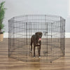 8 Panels Pet Dog Play Pen Puppy Rabbit Playpen Detachable Cage Fence Kennel