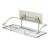 Non Rust Stainless Steel Bathroom Shower Shelf Storage Suction Basket Caddy Tidy