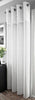 Madeira Voile Curtain Panel Crushed Silk Metallic Eyelet Sheer Ring Top Panels