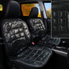 A Pair of Leather Front Car Seat Covers Protect Back Support Cushion
