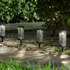 6PCS Solar Powered LED Garden Stake Lights Patio Yard Lawn Waterproof Outdoor UK