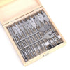 13 Pc Wood Drill Bit Set Spade Flat Hex Shank Bits 150mm Length 6-25mm Woodworks