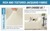 1/2/3 Large Seater Jacquard Sofa Cover Couch Slipcover Stretch Elastic Protector