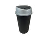 BLACK TOUCH TOP BIN / DUSTBIN / RUBBISH BIN / KITCHEN / HOME / PLASTIC.