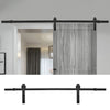 6ft 6.6ft Sliding Barn Wood Door Hardware Set Carbon Steel Rail Track Kit System