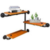 3 Tiers Large Rustic Industrial Pipe Wall Floating Shelf Wooden Storage DIY