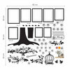 Walplus Wall Sticker Black Butterfly Vine with Family Tree Photo Frames