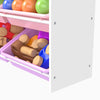 Kids Toy Storage Rack Unit 16 Boxes Removable Bins Freestanding Toy Organizer UK