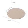 EXTRA LARGE CERAMIC PIZZA BAKING STONE SET CHROME STAND 33CM + FREE PIZZA CUTTER