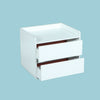 Bedside Table Cabinets Nightstand Bedroom Furniture Storage 2 Drawers Small UK