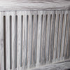 Modern Grey Radiator Cover Wall Cabinet MDF Wood Grill Shelf Vertical Bars XL