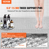 VEVOR Interlocking Drainage Floor Mat 12" x 12" PVC Non-Slip Floor Tiles 12 Pack