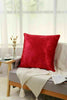 New Luxury Crushed Velvet Cushion Cover With Piped Edges 18" X 18", 24" X 24"