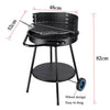New Charcoal Oval Black Trolley BBQ Outdoor Barbecue Garden Patio Cooking Grill