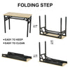 Folding Computer Desk Foldable PC Laptop Workstation Table Home Office Study UK