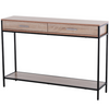 Industrial Console Table Vintage Narrow Furniture Slim Hallway Metal Sideboard