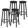 2/4/6x Bar Stools Breakfast Home Kitchen Pub Bar Chairs With Footrest