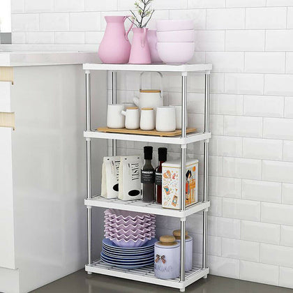 Corner Bathroom Shower Storage Rack Caddy Shelf Tidy Stand Holder Organiser