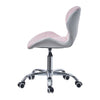 Cushioned Computer Desk Office Chair Chrome Legs Lift Swivel Small Adjustable UK