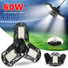 60W LED High Bay Light Adjustable 3 Light Warehouse Factory Workshop Garage Lamp