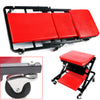 Folding Headrest Professional Mechanics Car Creeper 6 Wheels Load Capacity 150kg