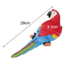 Resin Parrot Bird Statue Outdoor Garden Ornament Decoration Wall Tree Lawn Decor