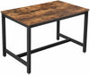 Industrial Dining Table Set 3 Rustic Metal Furniture Vintage Kitchen Bench/Chair
