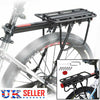 Rear Seat Aluminum Bike Rack Bicycle Mountain Mount Pannier Luggage Carrier UK