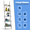 5-Tier Ladder Wall Shelf Home Display Storage Rack Bookcase Plant Flower Stand