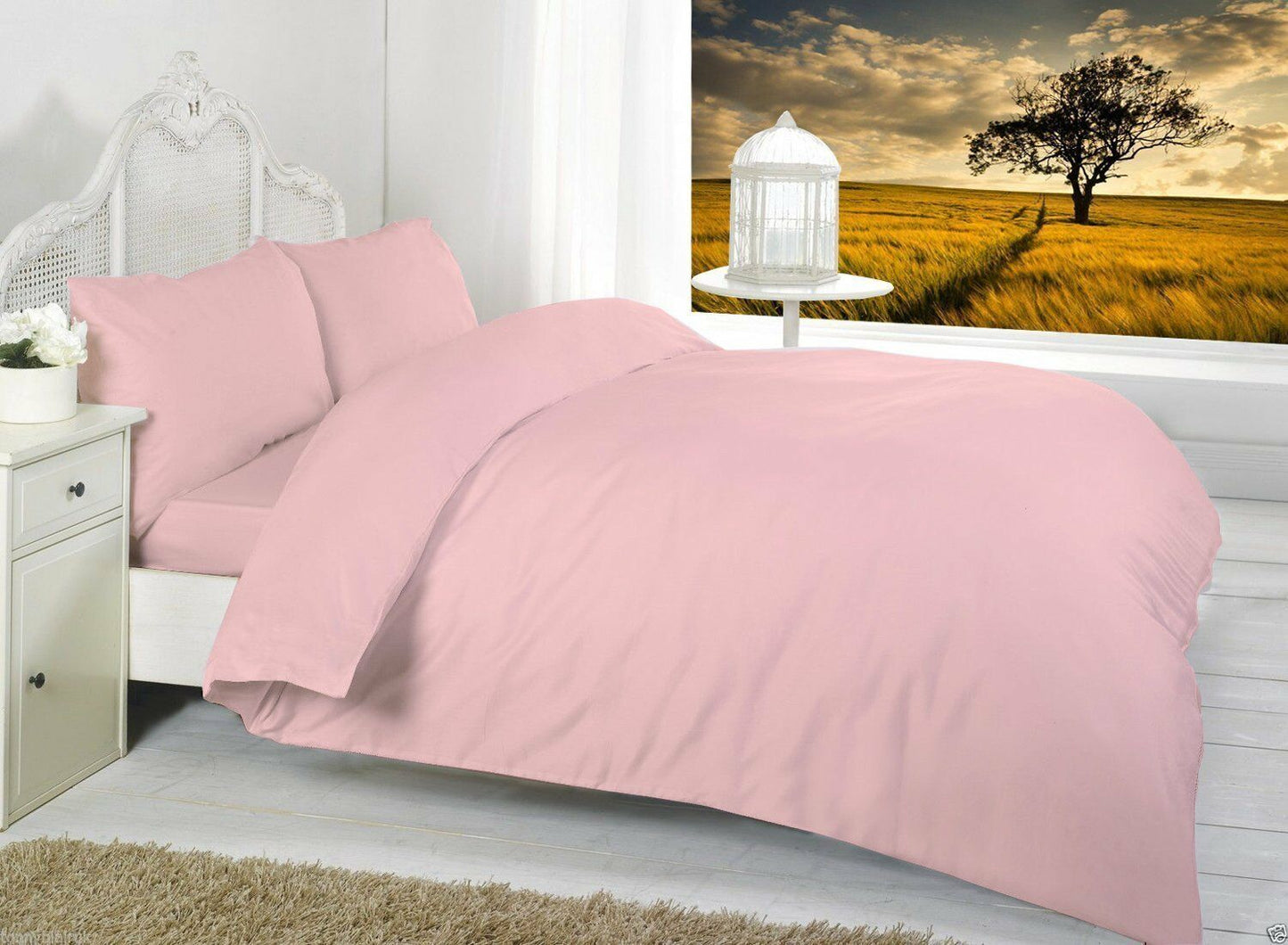 Luxury Duvet Quilt Cover Sets Cotton Blend King Double Single Super 40%