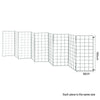 Foldable Dog Fence Barrier Indoor Outdoor Pet Fencing Play Pen Expanding Panel