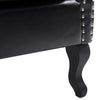 High Back Chair Sofa Armchair Great Soft Padded Leather Cushion Black