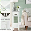 2-Tier End Table Sofa Bedside Table Nightstand Home Office Bookcase W/ Drawer