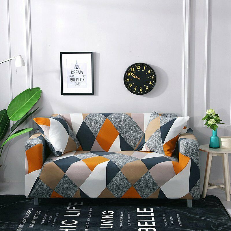 2/3 Seater Elastic Sofa Covers Slipcover Settee Stretch Floral Couch Protector