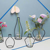 Creative Art Style Retro Iron Line Flowers Vase Metal Plant Holder -