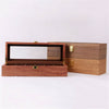 12 Slot Wooden Watch Box Display Organizer Storage Collector Case Holder Visible